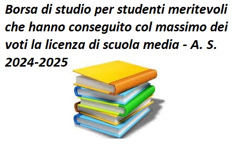 Avviso Pubblico - BANDO BORSA DI STUDIO