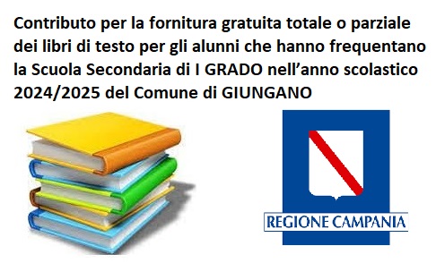 Avviso Pubblico - Regione Campania - BANDO PER LA FORNITURA GRATUITA TOTALE O PARZIALE DEI LIBRI DI TESTO