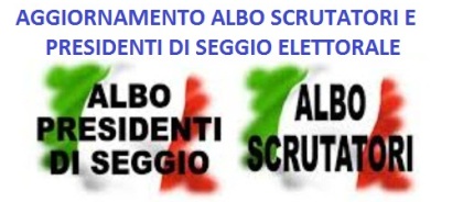 AGGIORNAMENTO ALBO PRESIDENTI DEI SEGGI E SCRUTATORI
